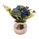flower pot ceramic grey peony 8x4 china