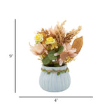 flower pot peach seeds floral 9x4 china