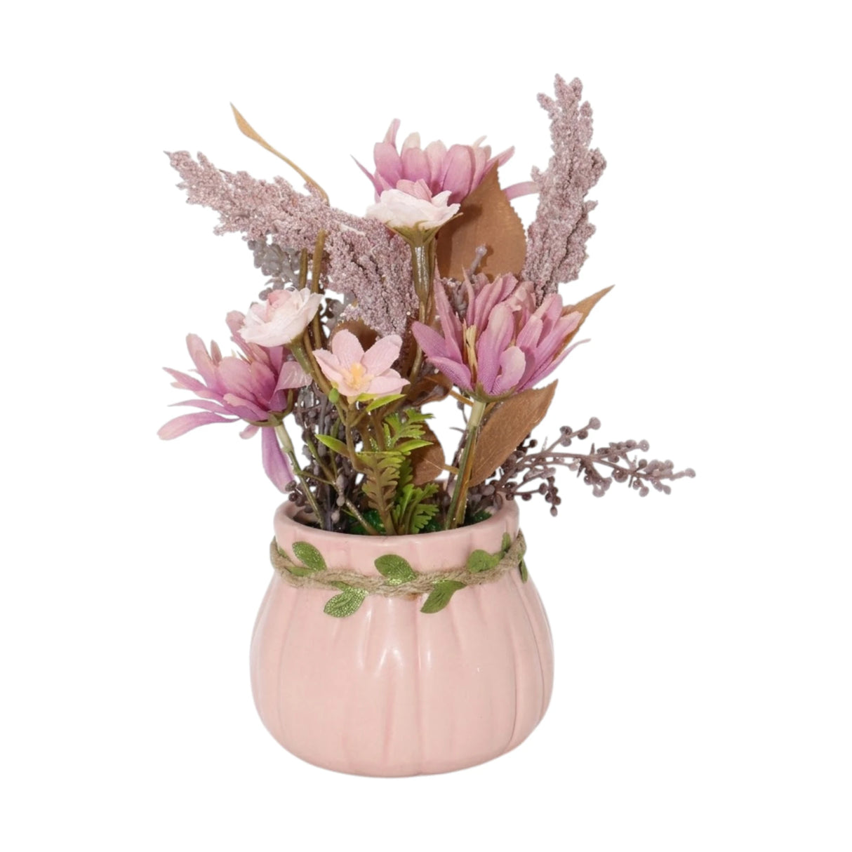 flower pot purple seeds floral 9x4 china