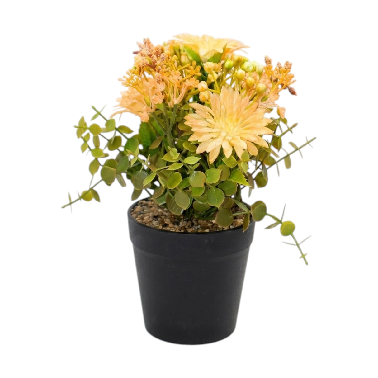 flower pot plastic orange florist daisy 9x3.3 china