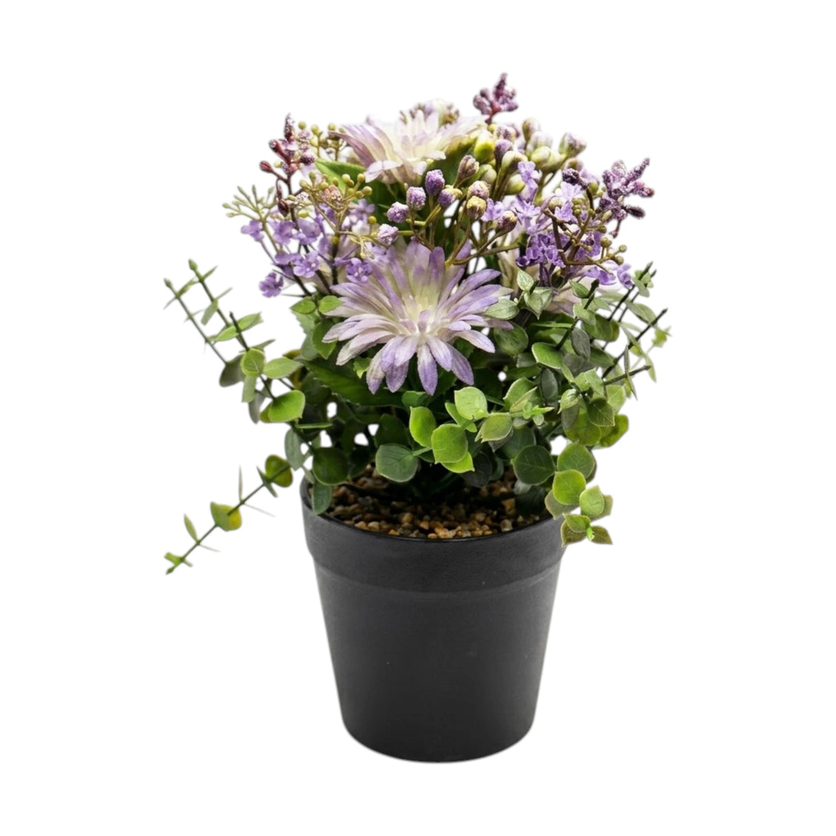 flower pot plastic purple florist daisy 9x3.3 china
