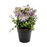 flower pot plastic purple florist daisy 9x3.3 china