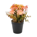 flower pot plastic pink florist daisy 9x3.3 china