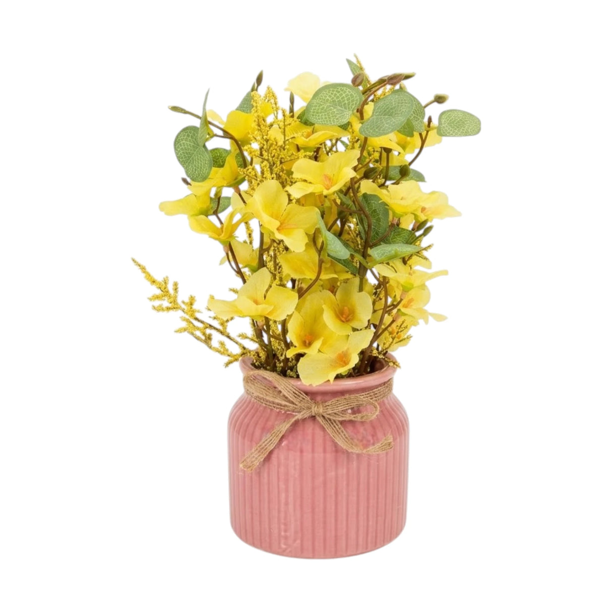 flower pot yellow blossom 10x4 china