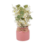 flower pot off white blossom 10x4 china