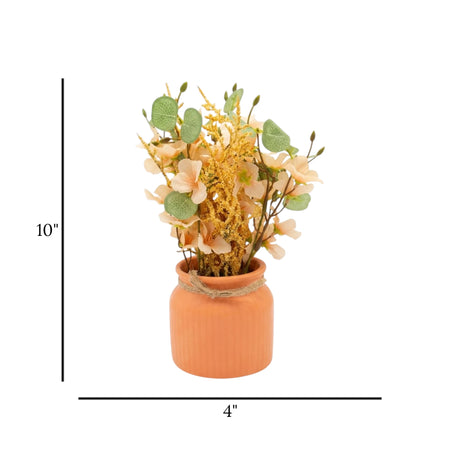 flower pot peach blossom 10x4 china