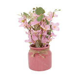 flower pot pink blossom 10x4 china