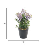 flower pot plastic purple star 10x4 china
