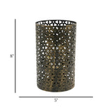 metal led lantern 2tone black 8''x5'' china