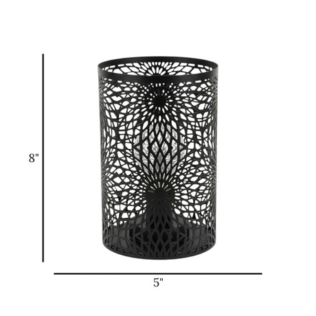 metal led lantern black 8''x5'' china