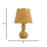 wooden table lamp candy 16.5''x10'' china