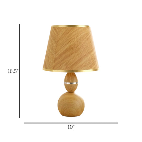 wooden table lamp candy 16.5''x10'' china