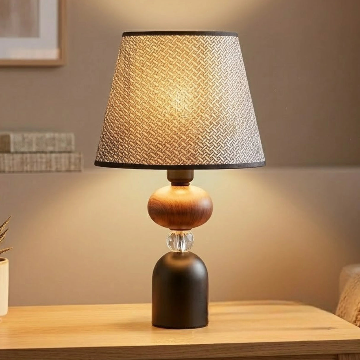 metal table lamp black 17''x10'' china