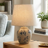 ceramic table lamp dusty 12''x8'' china