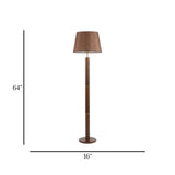 metal floor lamp brown 64''x16'' china