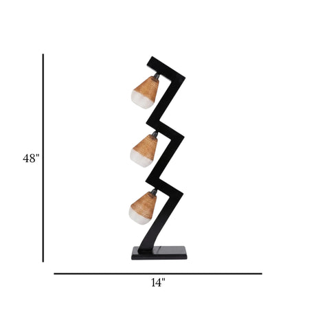 floor lamp wood 777 48''x14''