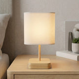 table lamp wooden base 10 x 5 china