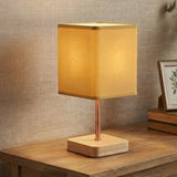 table lamp wooden base 10''x5'' china
