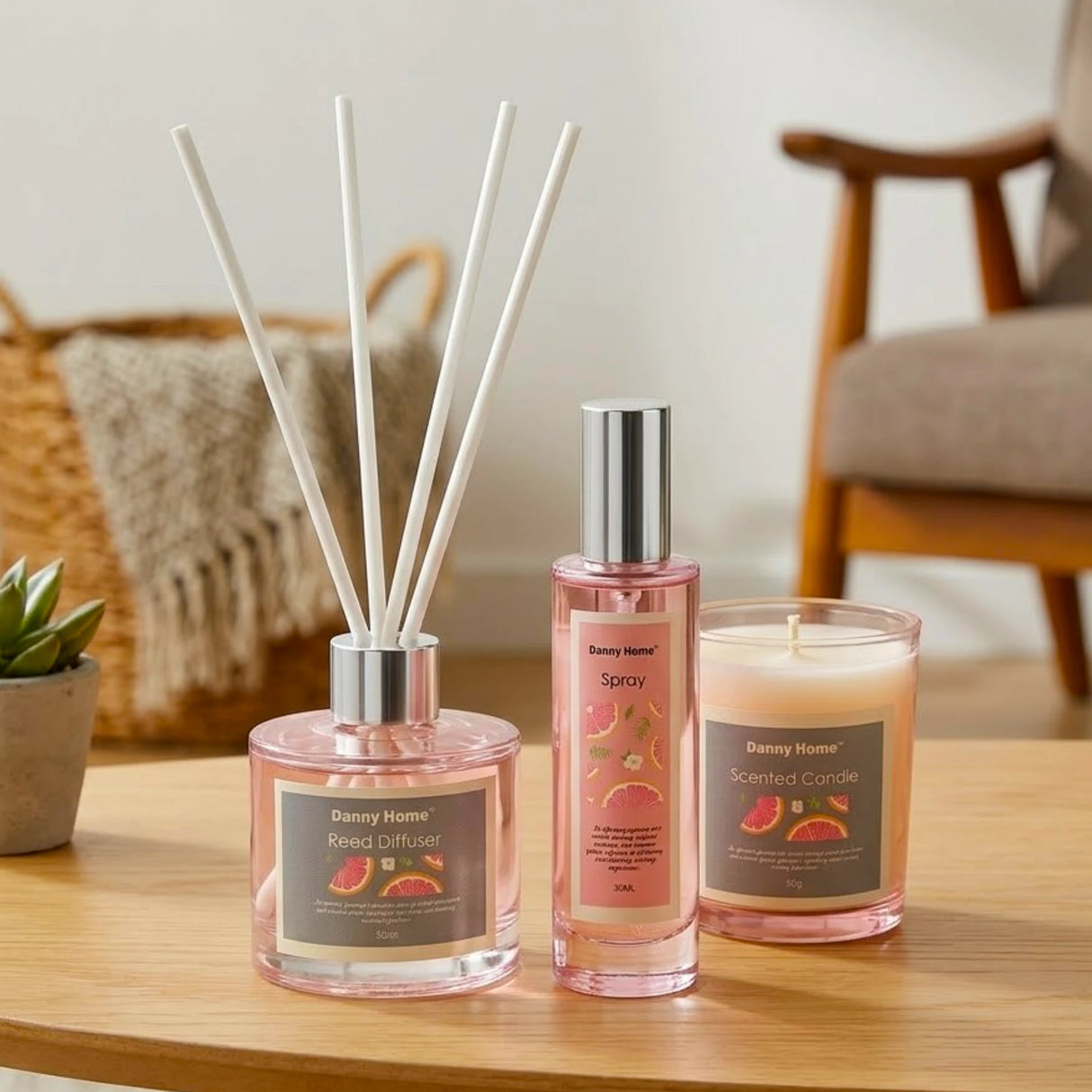 aroma diffuser pink graperfuit& mango set 3s 10x8 china