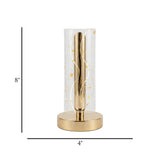acrylic touch lamp golden flake wavy 8x4 china
