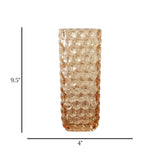 glass vase bubble golden 9.5''x4'' china
