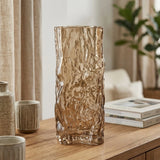 glass vase transparent 11''x5'' china
