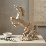 statue horse fiber dusty 12''x12'' china