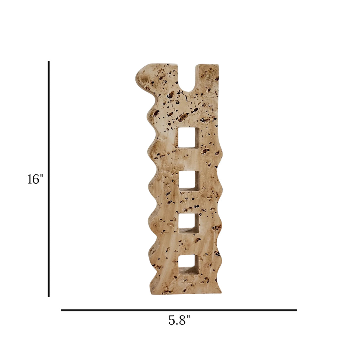 sculpture travertine 16''x5.8" china