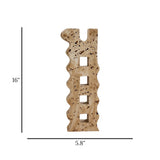 sculpture travertine 16''x5.8" china