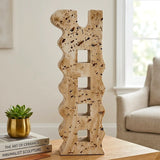 sculpture travertine 16''x5.8" china