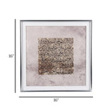quranic frame ayatul kursi light brown 16''x16'' china