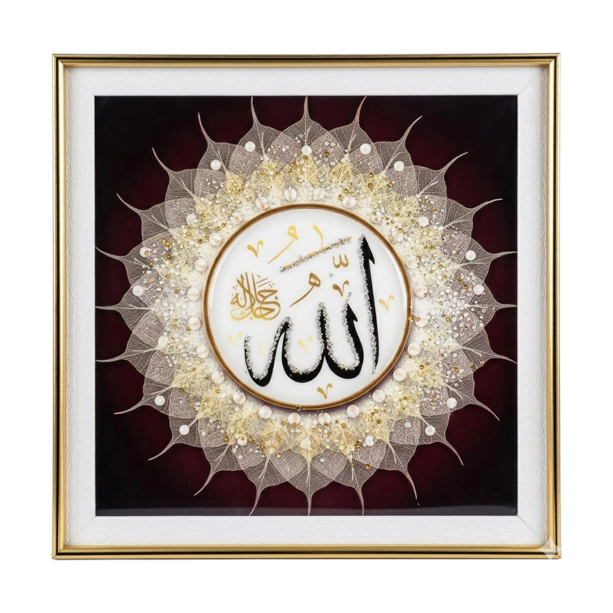 quranic frame allah brown 16''x16'' china