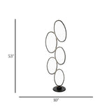 led floor lamp 5 zero black 53''x10'' china