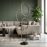 led floor lamp 5 zero black 53''x10'' china