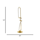 led floor lamp spiral golden 54''x10'' china