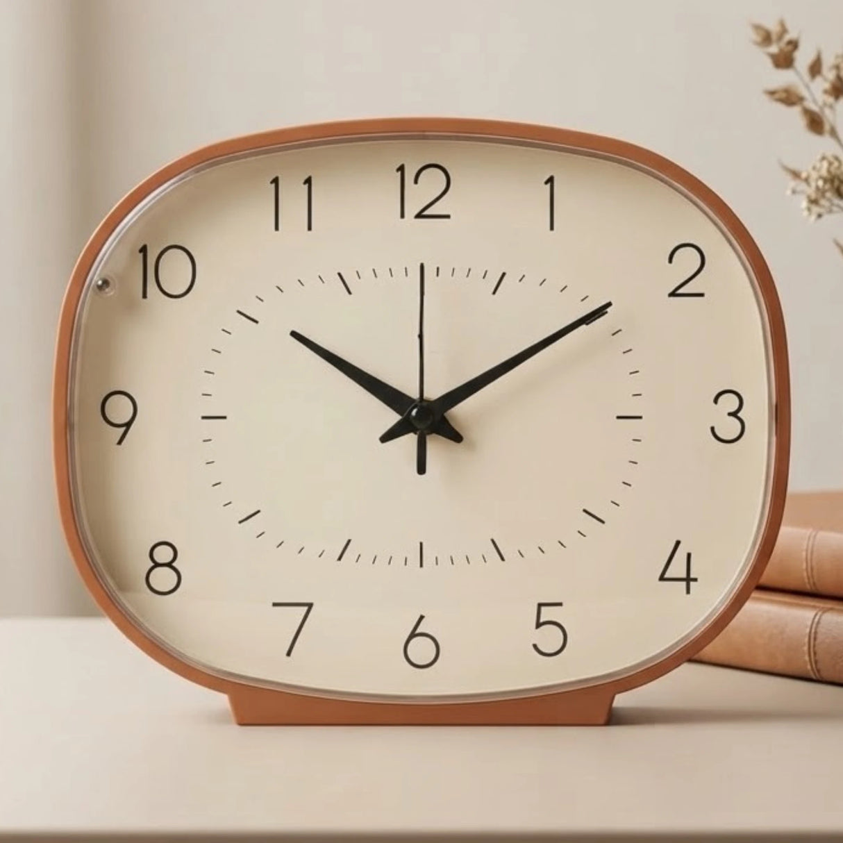 alarm clock brown 6''x5'' china