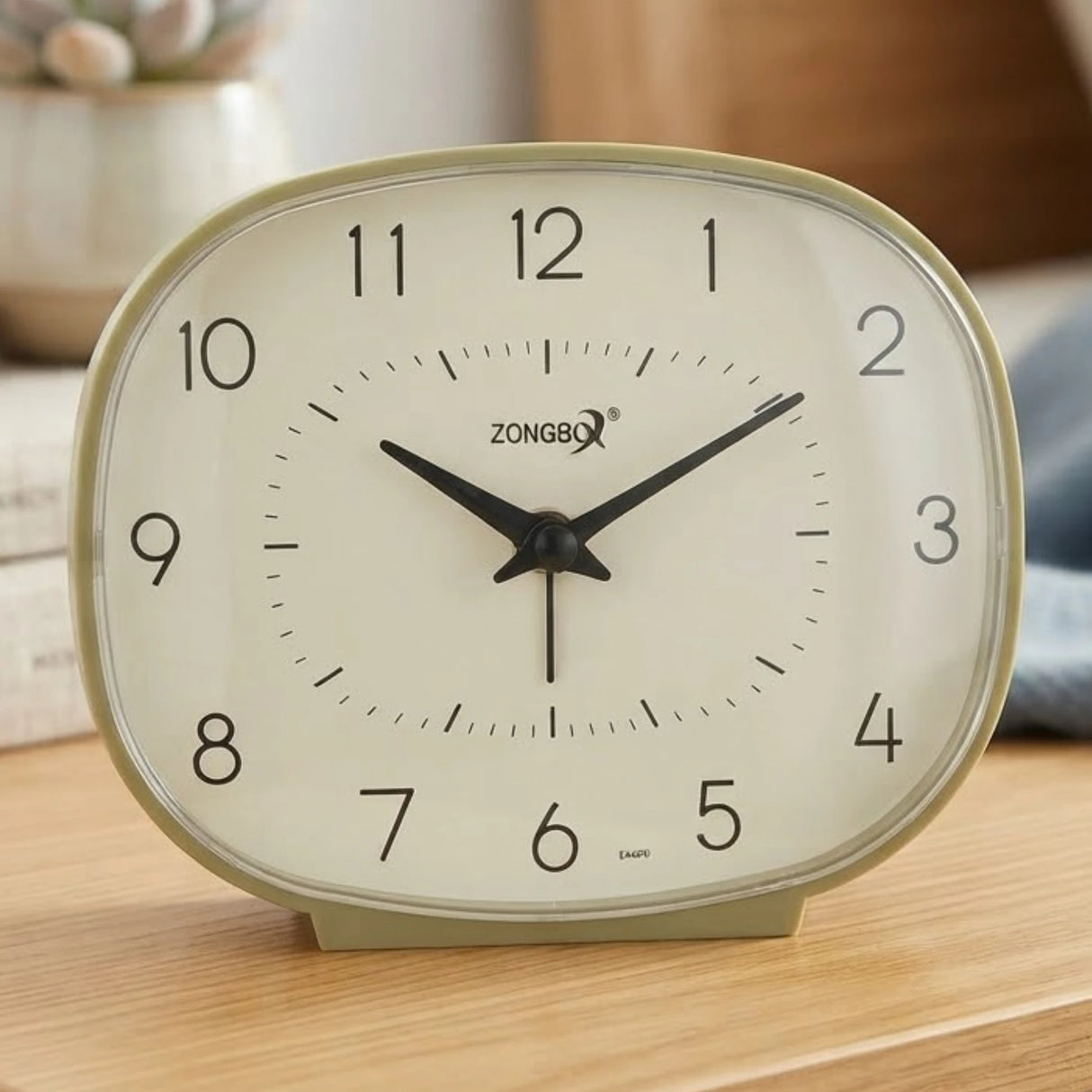alarm clock green 6''x5'' china