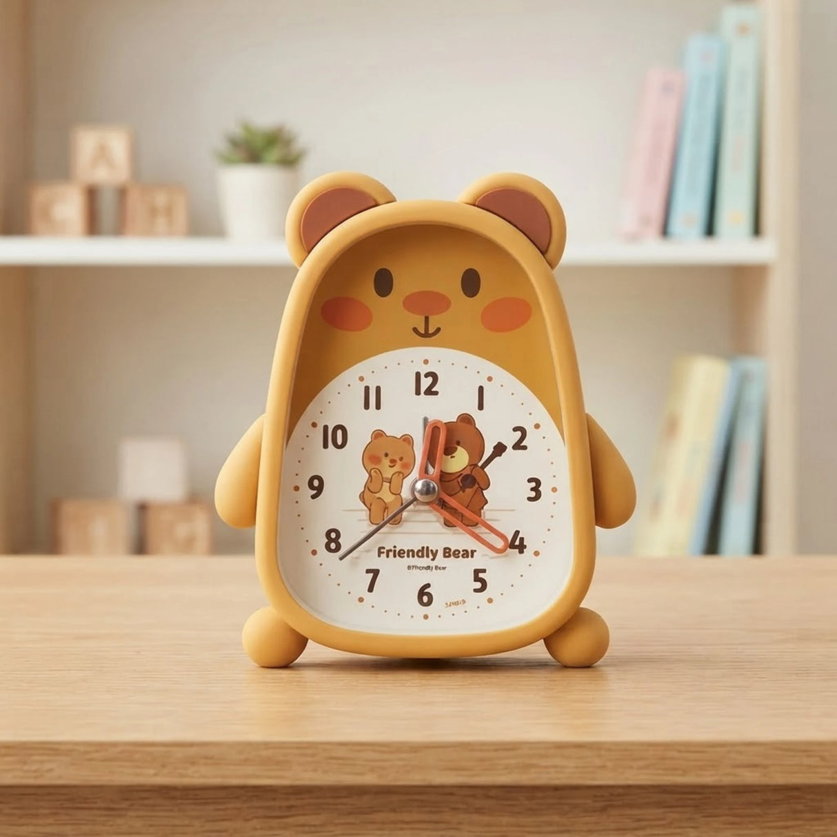 alarm clock bear mustard 6''x4'' china