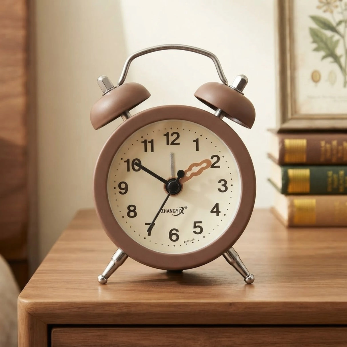 alarm clock mini brown 3''x2'' china