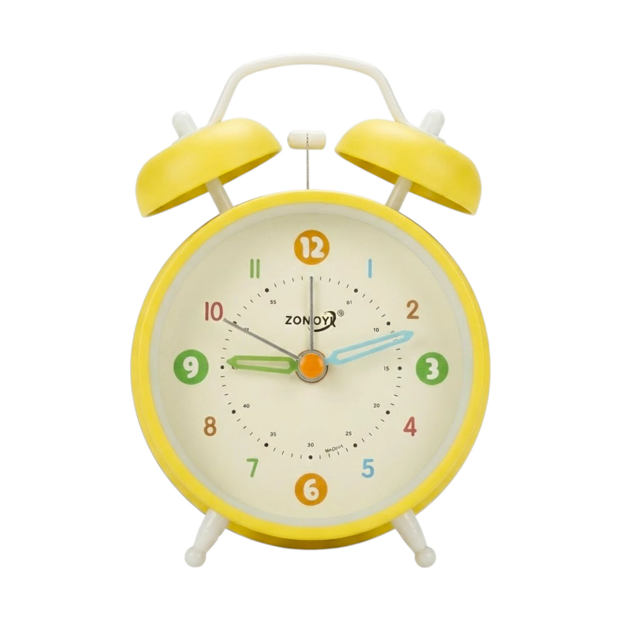 alarm clock round yellow 5''x4'' china