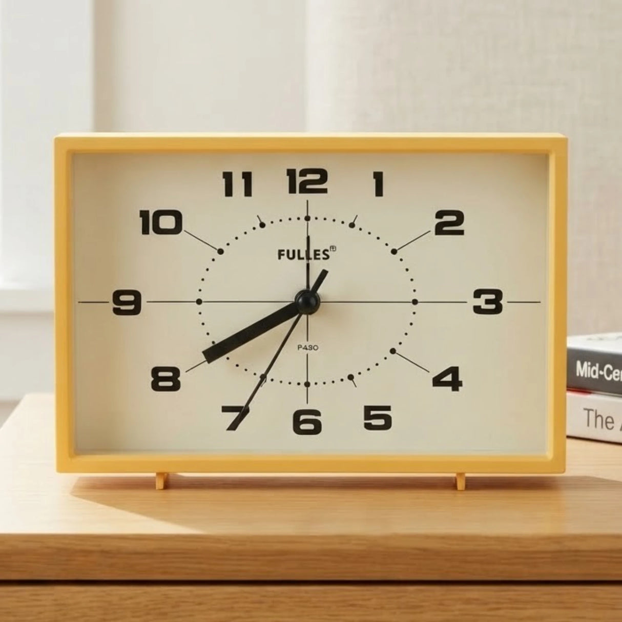 alarm clock rectangle yellow 6''x4'' china