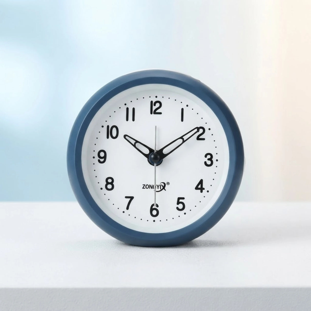 alarm clock round dark grey 4''x4'' china