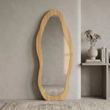 standing mirror wooden flannel skin 63''x23'' china