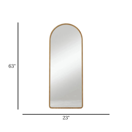 standing mirror wooden arch skin 63''x23'' china