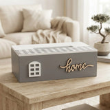 wooden tissue box grey 5"x10" china