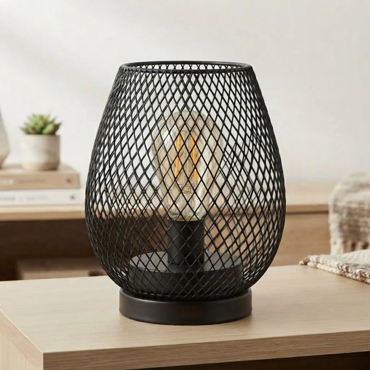 metal led cage light net black 7''x4'' china