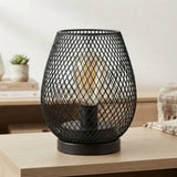 metal led cage light net black 7''x4'' china