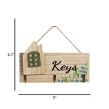 key hook wooden 3s home skin 4.5"x8" china