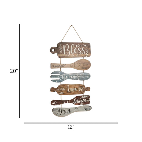 wall hanging quotation kitchen 6s 20"x12" china