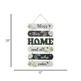 wall hanging quotation home 6s 20"x12" china